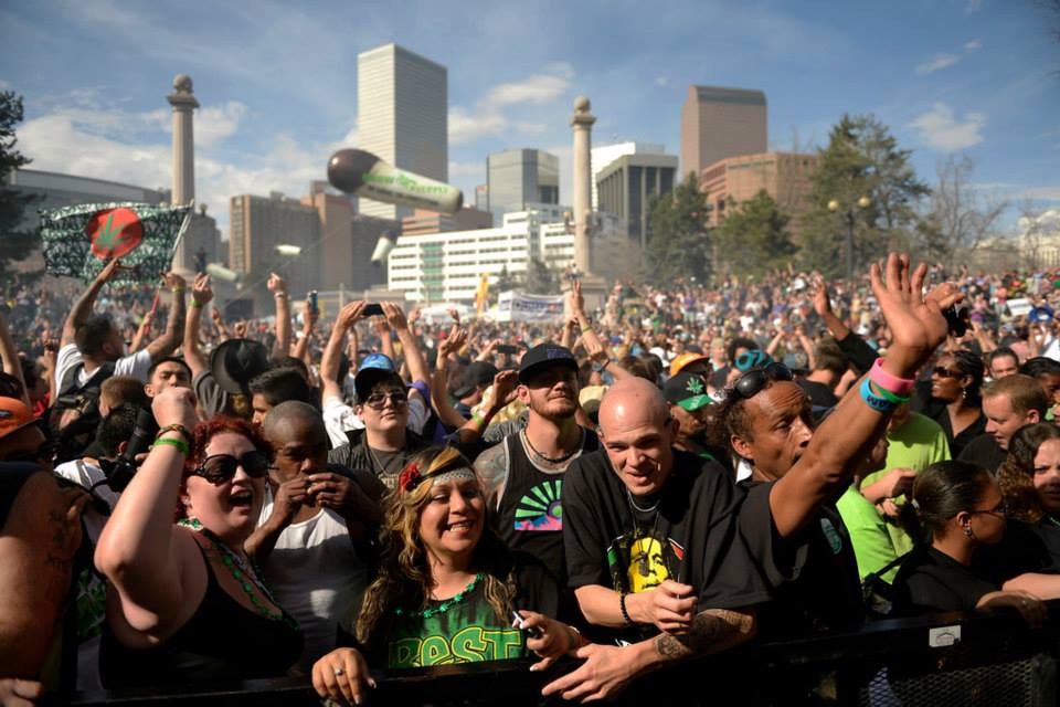 Crowd at World Cannabis Week