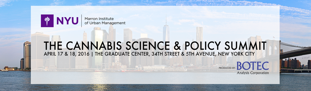 The Cannabis Science & Policy Summit Poster