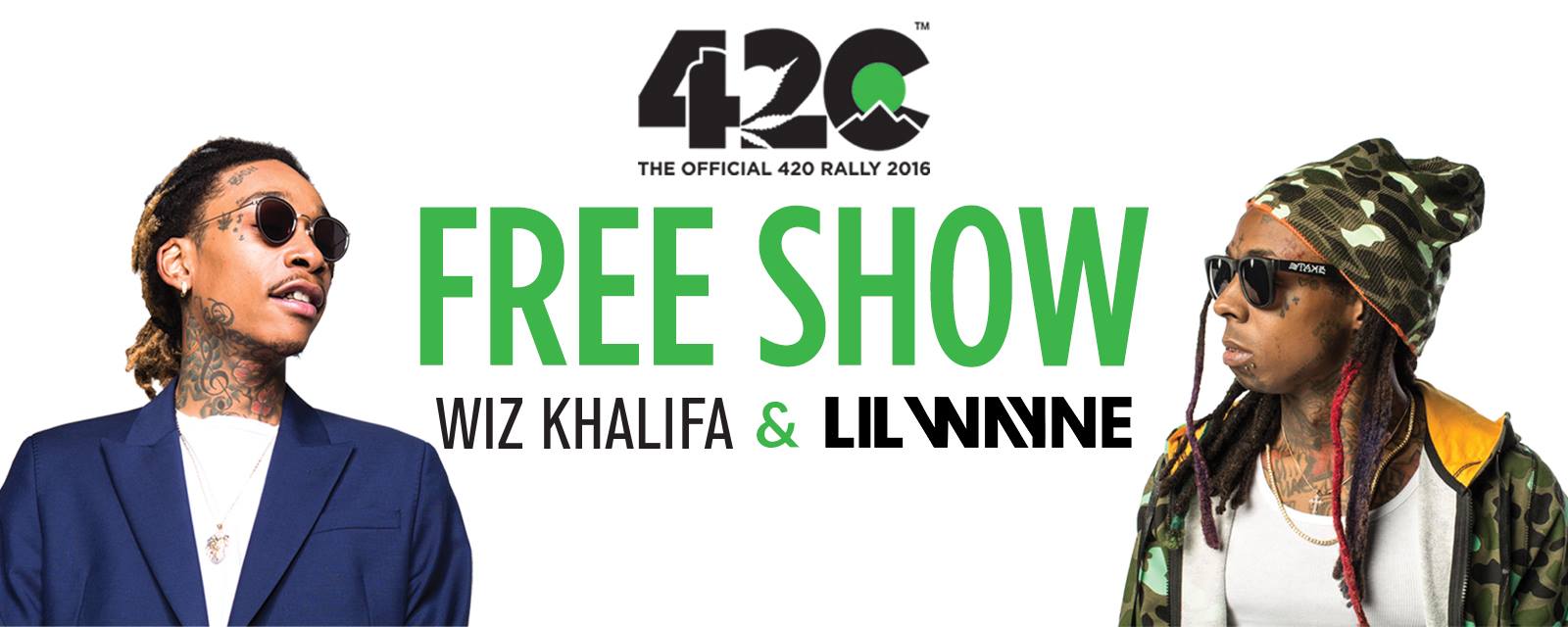 Free Wiz Khalifa & Lil Wayne 420 Rally