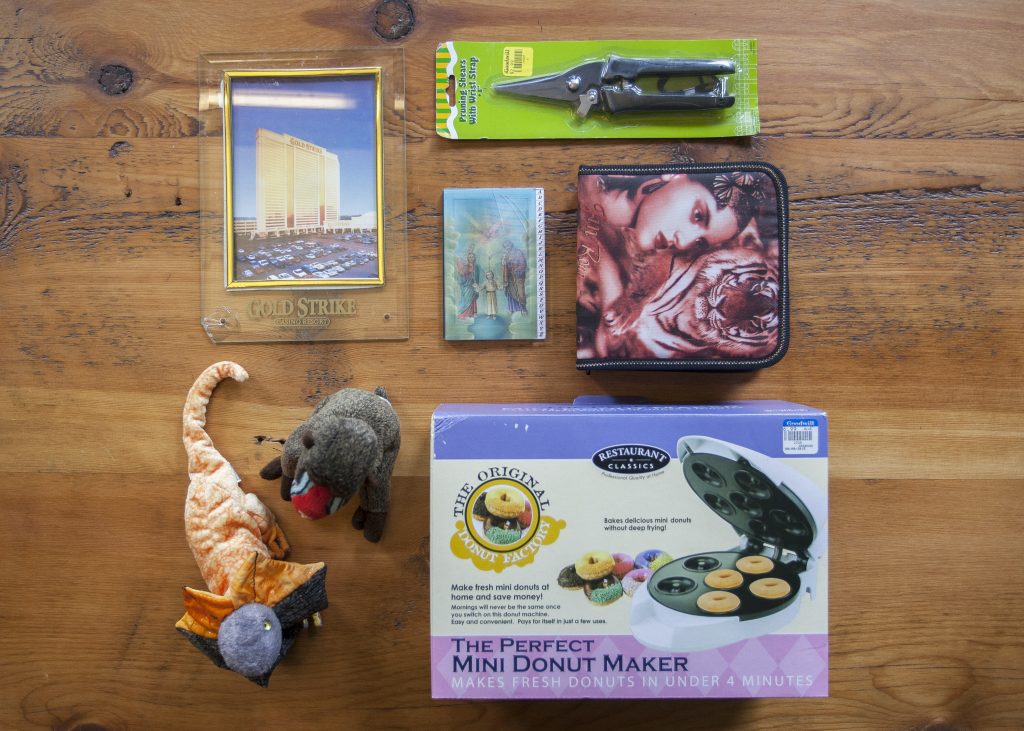 Shopper #2's items for the Leafly Thrift Shop Cannabis Challenge