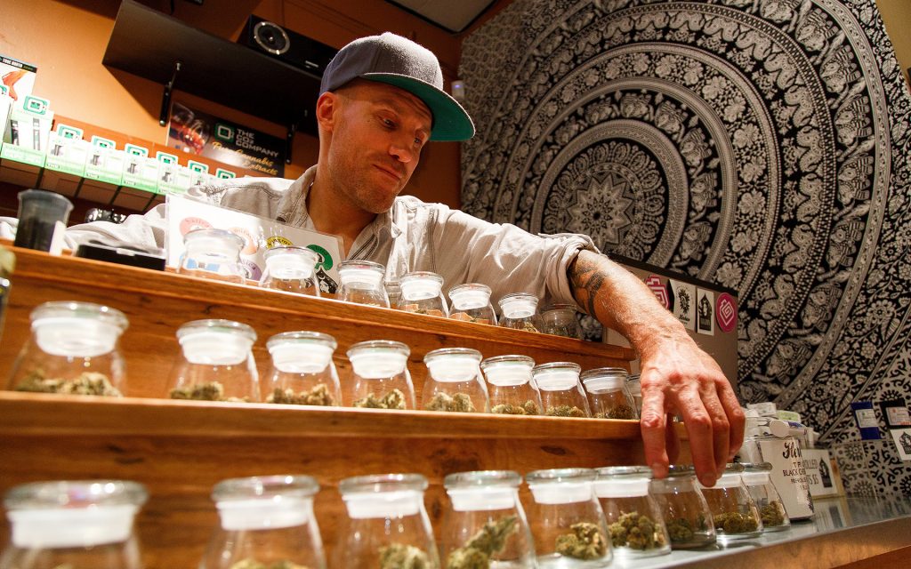 Cannabis dispensary in Eugene, Ore. | AP Photo