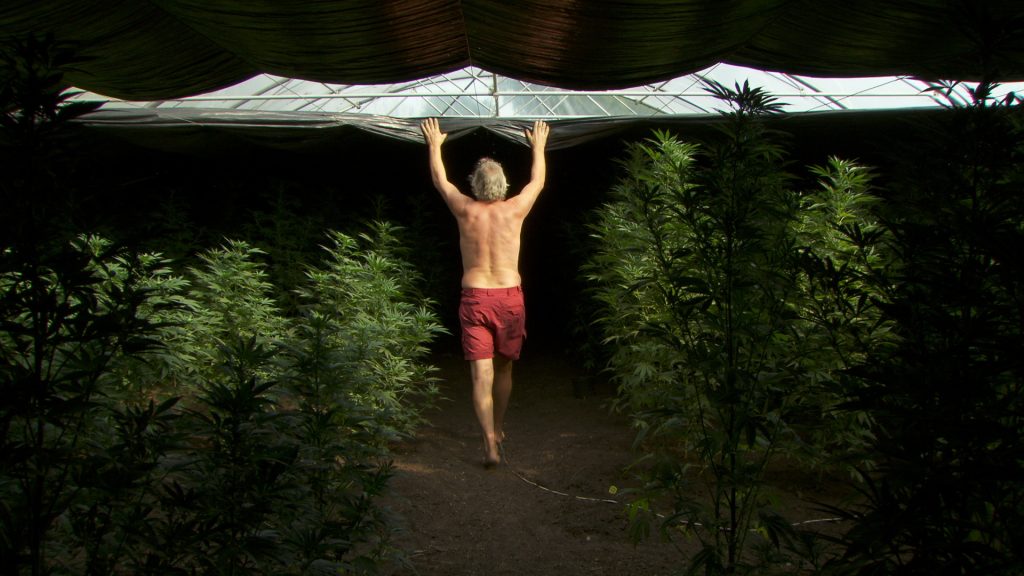 Doede de Jong in a scene from the 2011 documentary "Nederwiet"