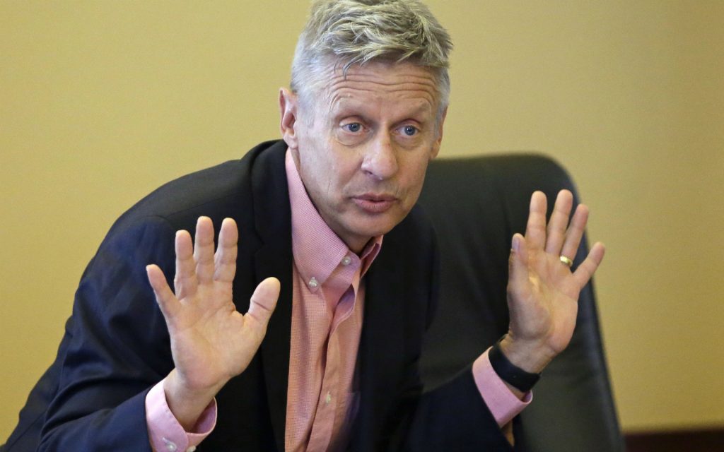 gary johnson 2016