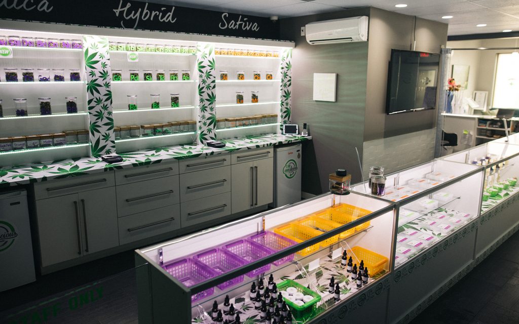 Cannabis products at MMJ Total Health Care in British Columbia
