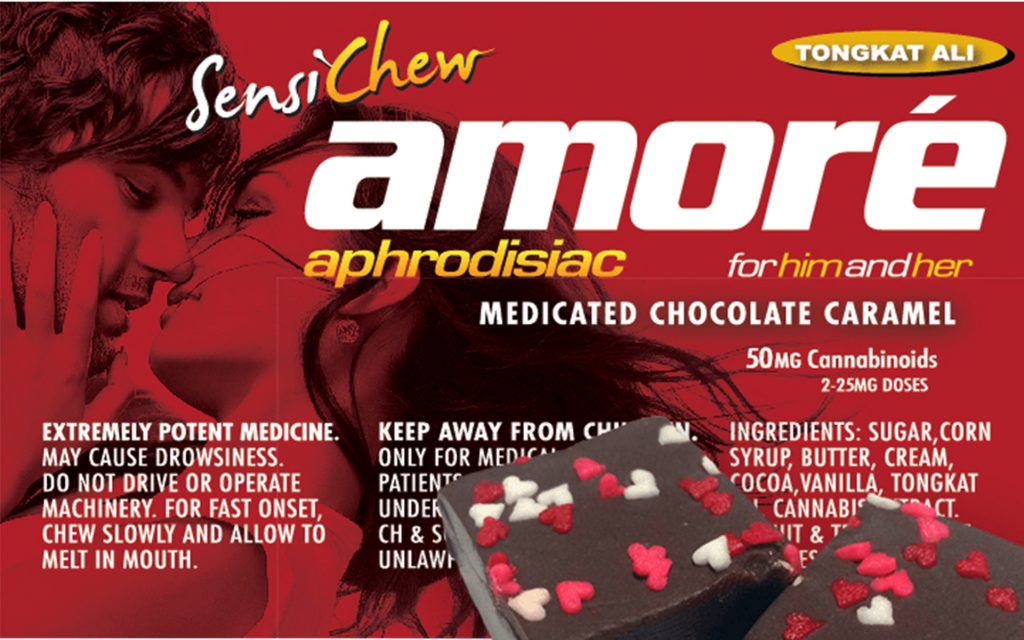Sensi Chew Amoré Aprodisiac Medicated Chocolate Caramel - California - Product Review