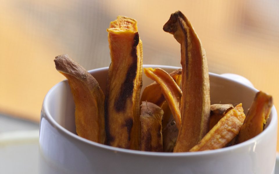 Carnival Sweet Potato Fries with Cannabutter Recipe