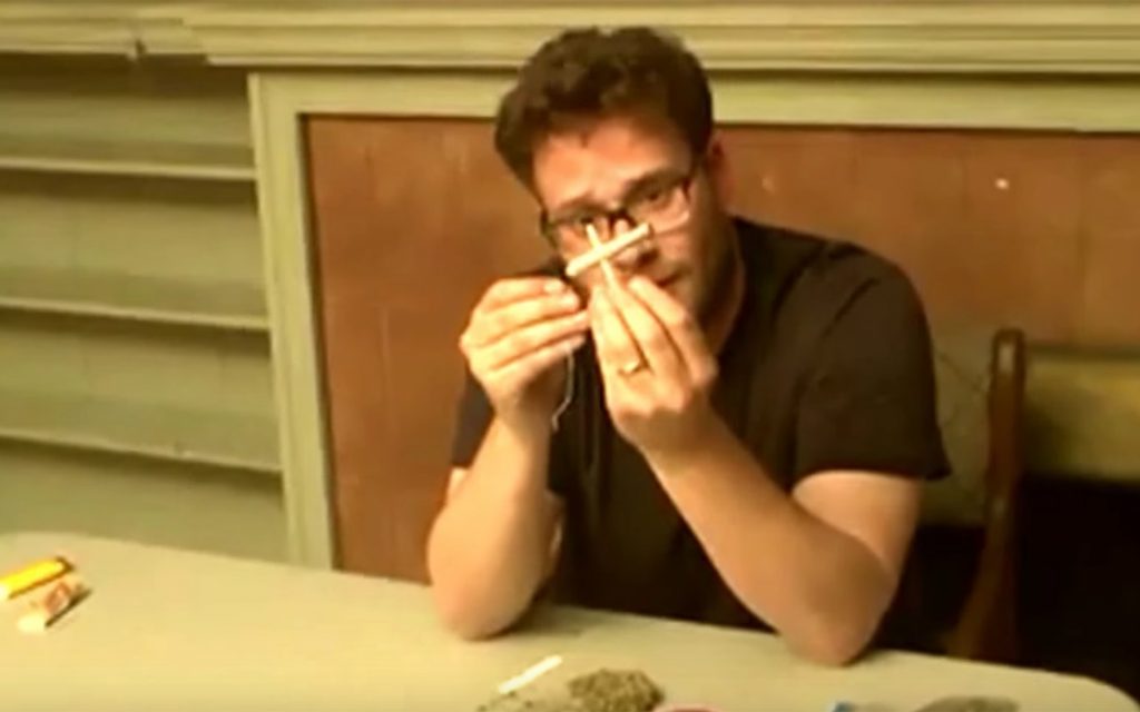 Watch This: Seth Rogen Teaches You How to Roll a Cross Joint
