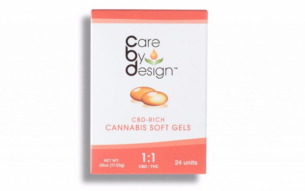 CBD-infused cannabis soft gels