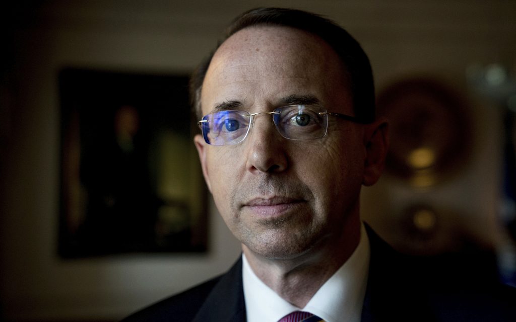 Meet McDreamy: Deputy Attorney General Rod Rosenstein. (AP Photo/Andrew Harnik)