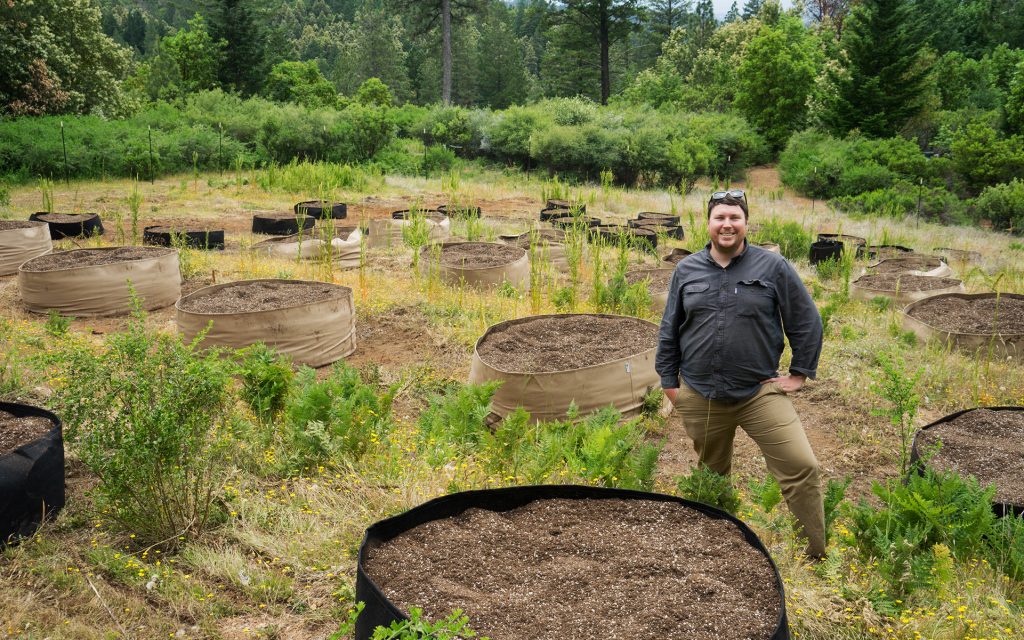 Sam Edwards poses for a phtograph on one of his properties in Sonoma County, Calif. on Tuesday, May 30, 2017.