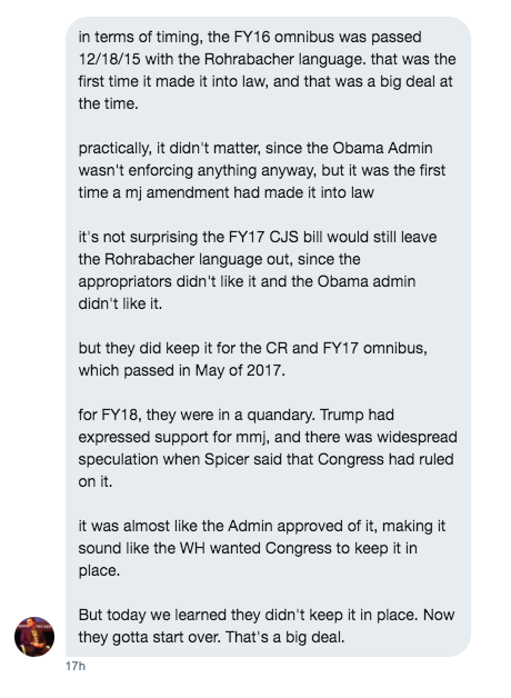 Kevin Sabet messaged a Leafly editor to explain his reading of the history behind the cannabis amendment.