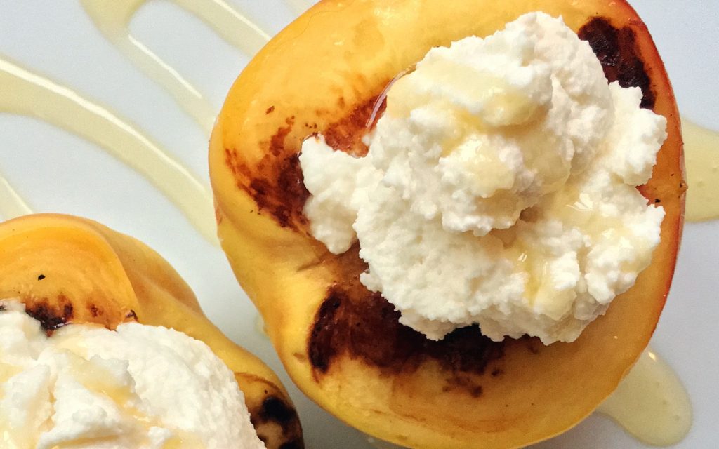 Recipe: Marijuana-Infused Grilled Peaches with Ricotta and Honey | Leafly