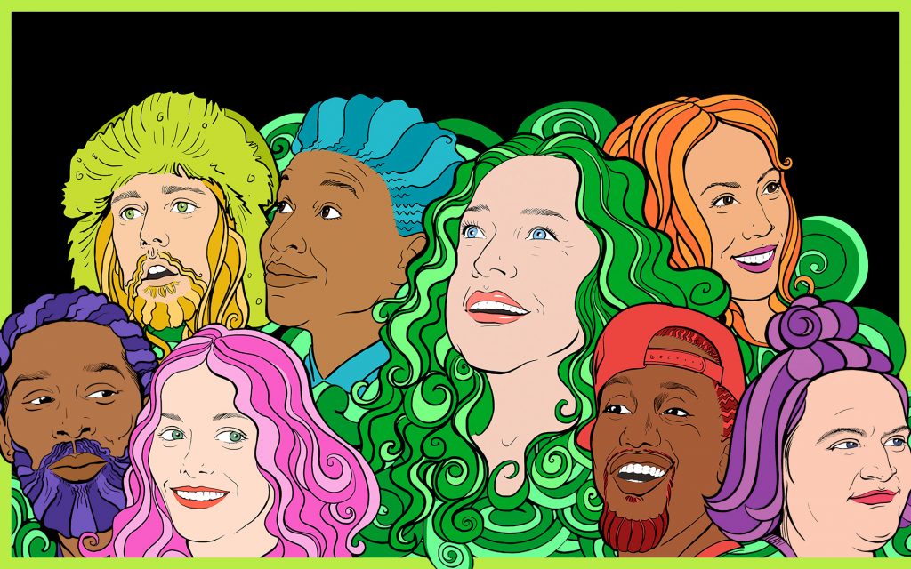 Netflix Disjointed iillustration