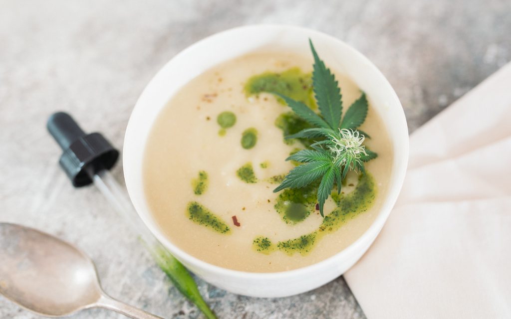 Beyond Cannabutter: Cauliflower Soup With Raw THCA Cannabis Oil | Leafly