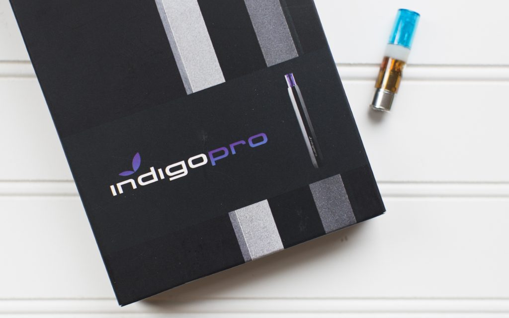The IndigoPro Advanced Vapor System weed oil vape pen and cartridge