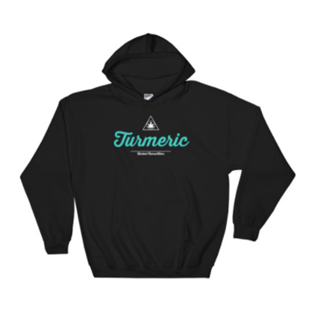 Cool and Cozy Weed Hoodie #7: Turmeric Hoodie by Herbal CannaWear