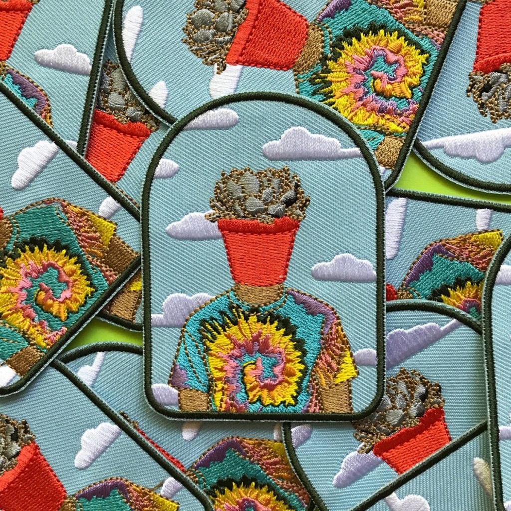 Iron on weed patch #11: Pothead Patch by Patches O'Agahan