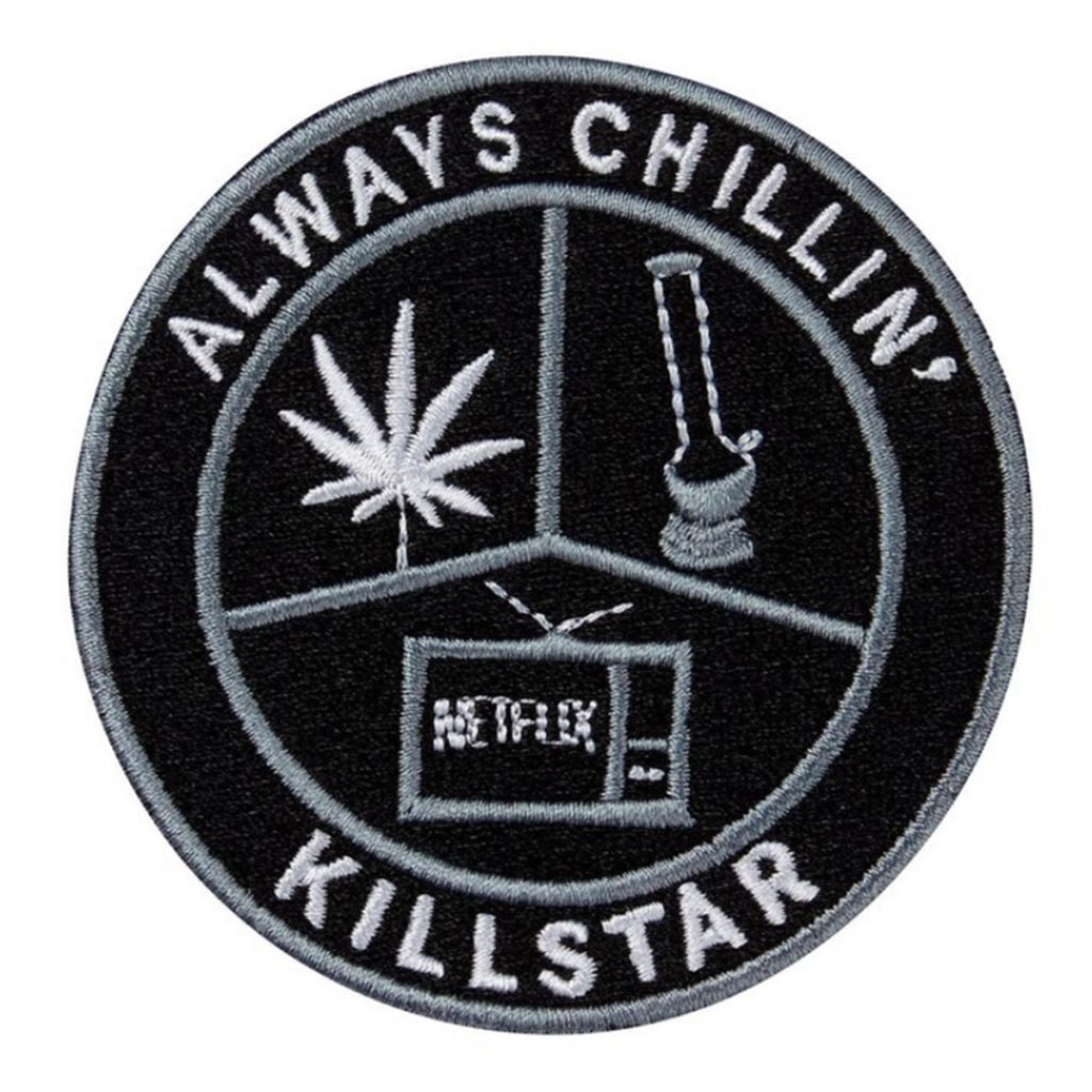 Iron on Weed Patch #13: Chill Patch by Killstar