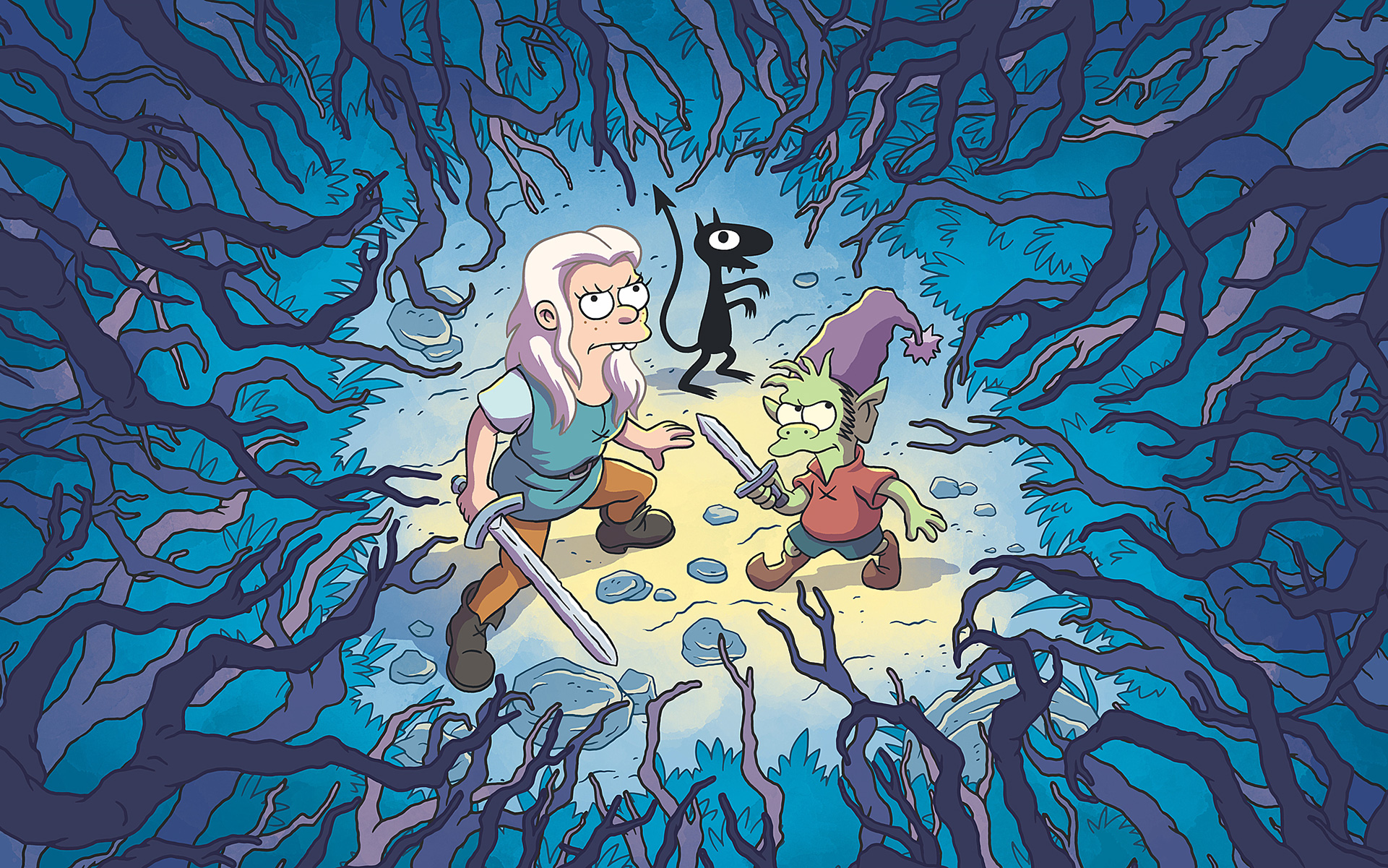 Matt Groening's new animated series 'Disenchantment' debuts on Netflix. (Netflix)