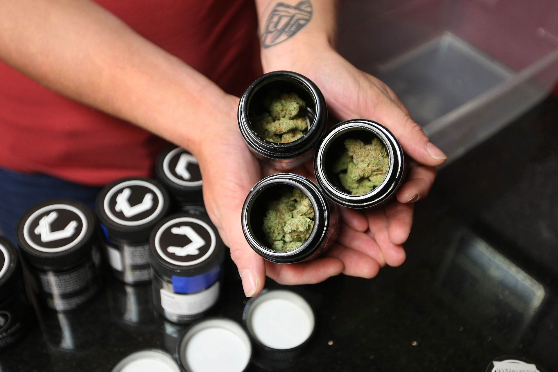 Top-shelf designer cannabis from The Village at South Sacramento Care Center. (By Kurt Hegre for Leafly)