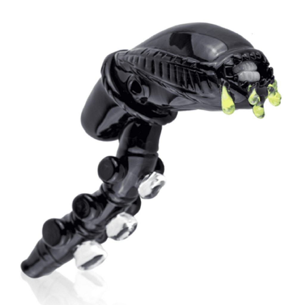 Alien weed product: Alien Hand Pipe by Stash Lab Technologies