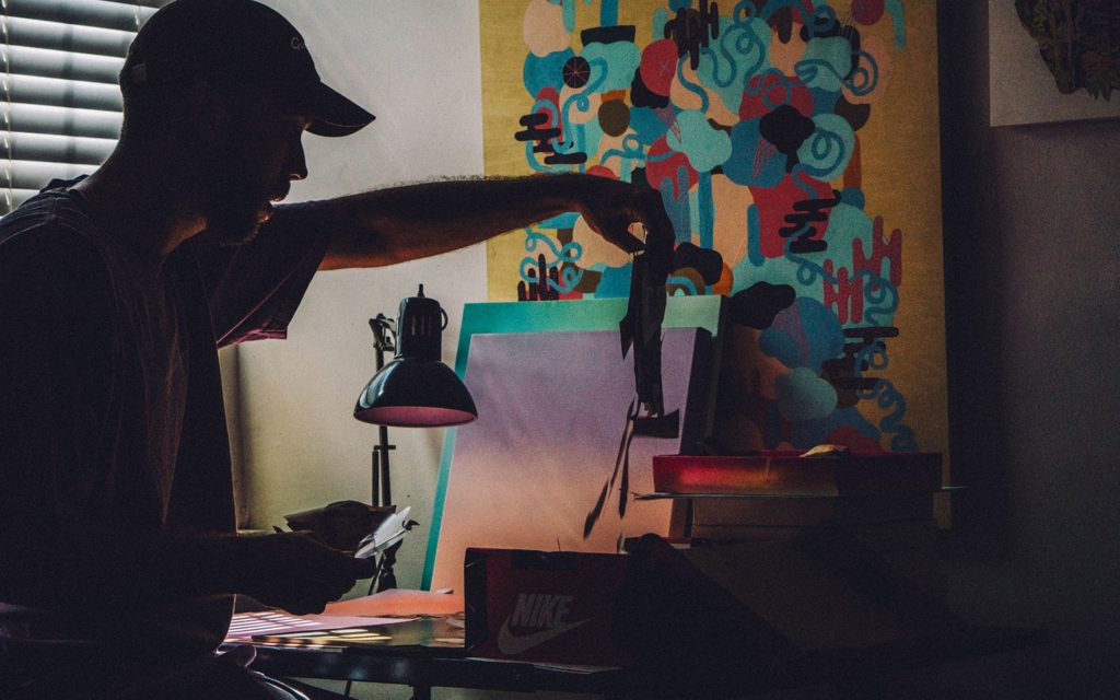 Dewey Saunders art: cannabis and creativity
