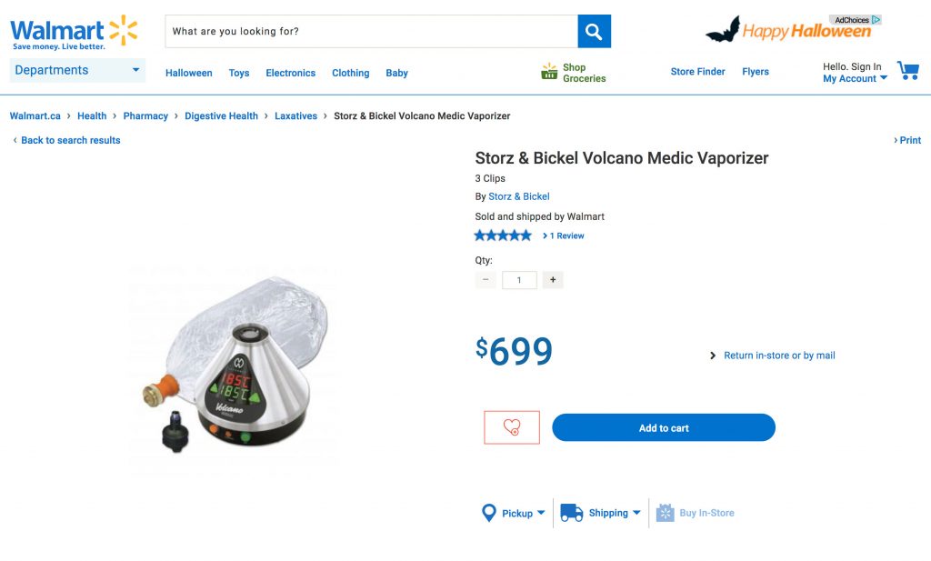 walmart volcano