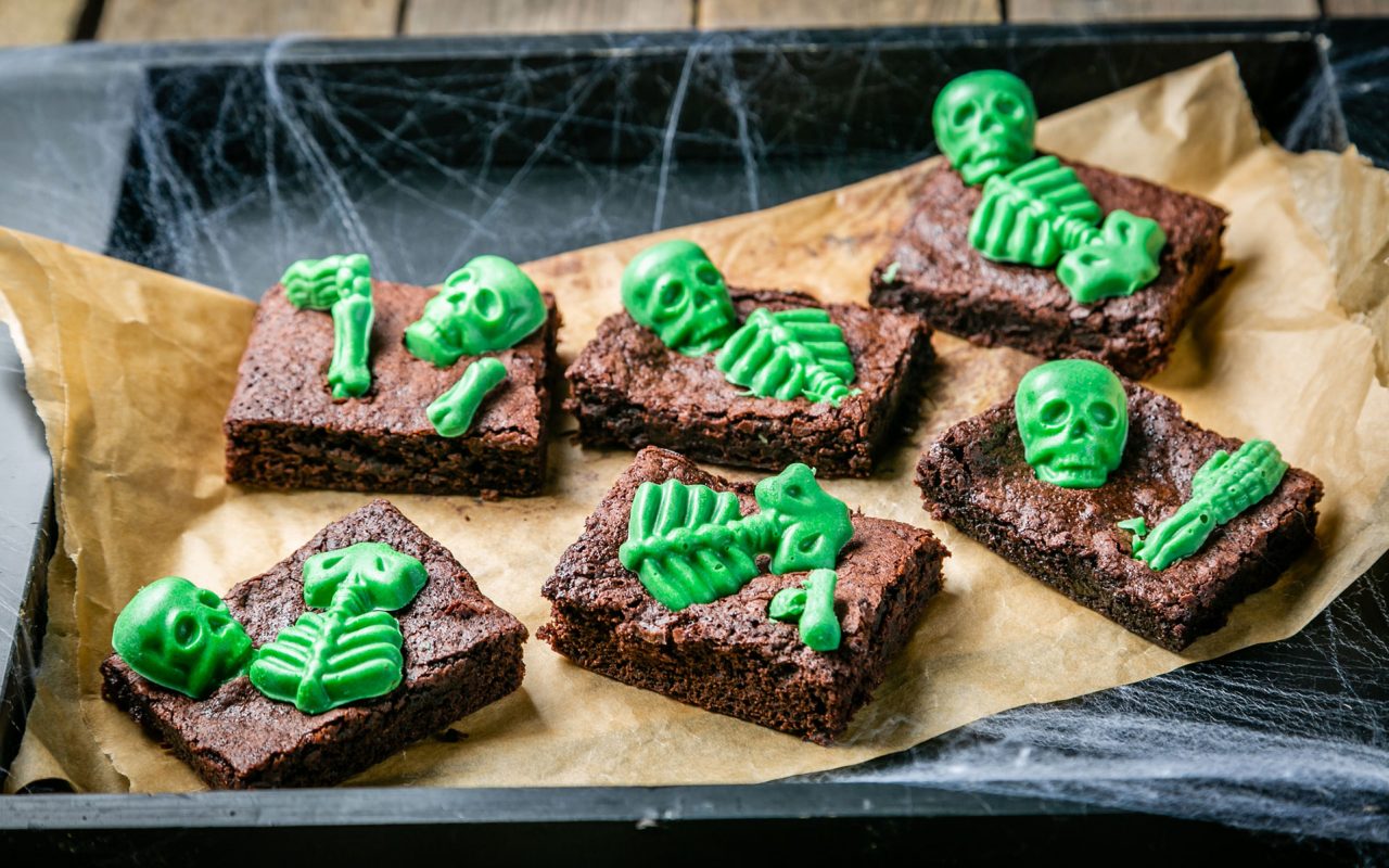halloween brownies