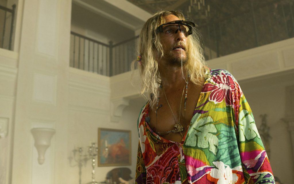 Stress Reliever: Matt McConaughey’s character rejects the American rat race in Harmony Korine’s new, cannabis-perfumed film.