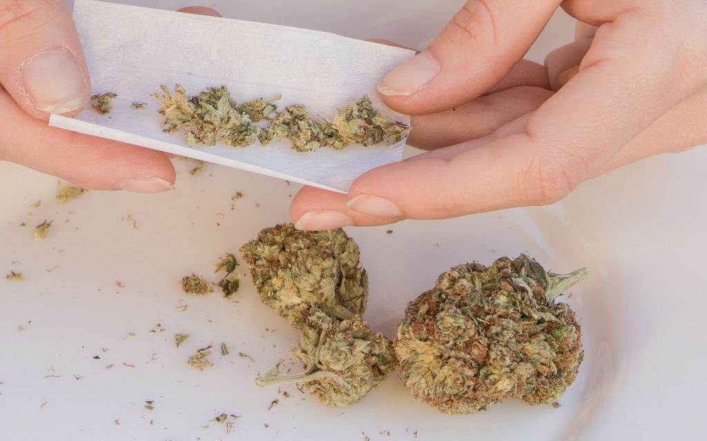 consuming cannabis