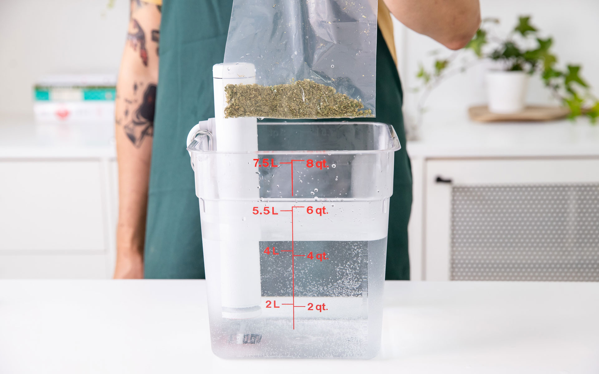Decarboxylation decarb sous vide