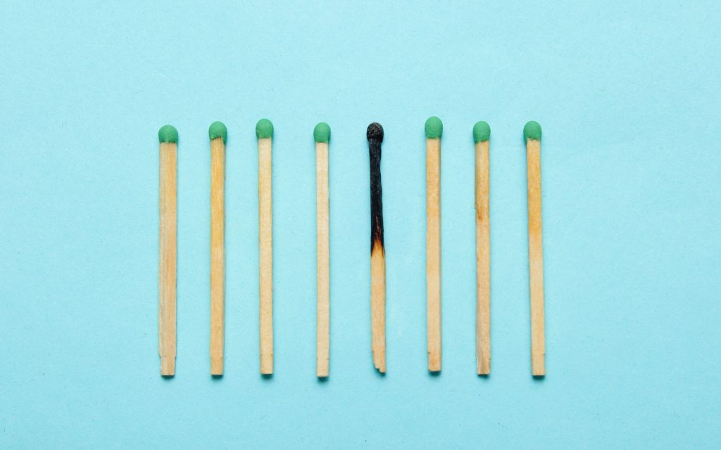 matches burnout sundial